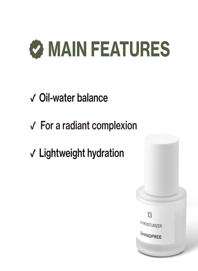 Shangpree AA Moisturizer, Lightweight Hydration for a Dewy Glow, Balances Oil-Water Levels, Soothes and Calms Skin, Triple Hyaluronic Acid, 50ml / 1.69 fl.oz. - Image 2